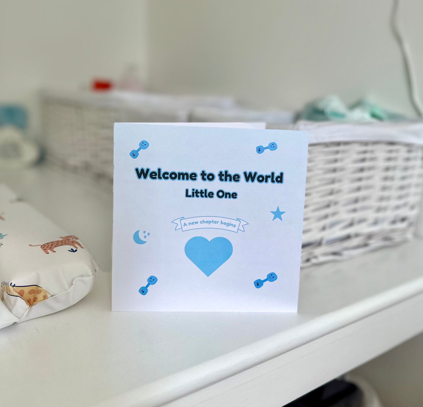 Welcome to the World' Card - 6x6 Inch - Premium Matte Finish with Envelope