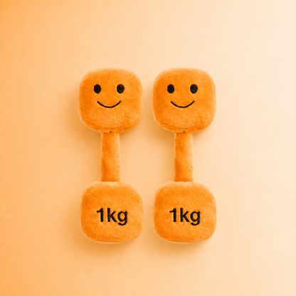 Lil Lifter Original – Plush Toy Dumbbell