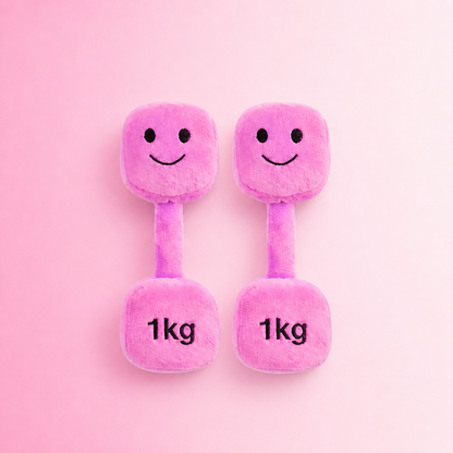 Lil Lifter Original – Plush Toy Dumbbell