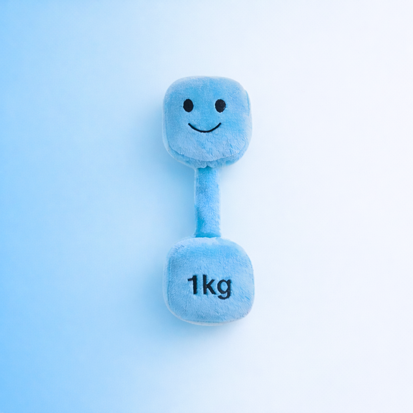 Plush Toy Dumbbell Rattle - Mystic Blue